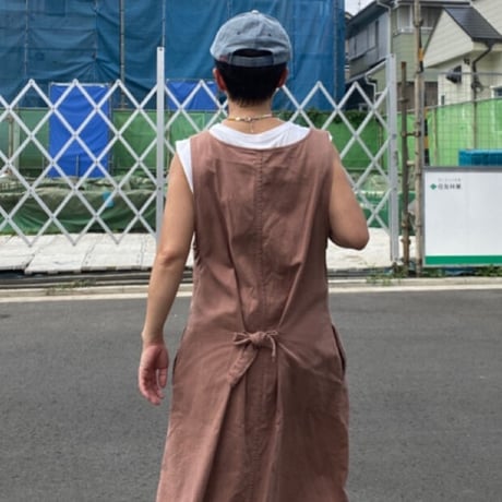 [USED] リネン❤️ジャンパースカート