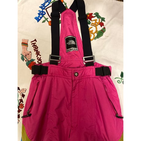 [USED] 'THE NORTH FACE' サスペンダー付きスキーパンツ
