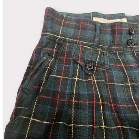 [USED] RAMIE Ladys タック PANTS タータンチェック