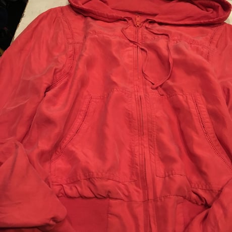 [USED]  100% SILK ZIPパーカー