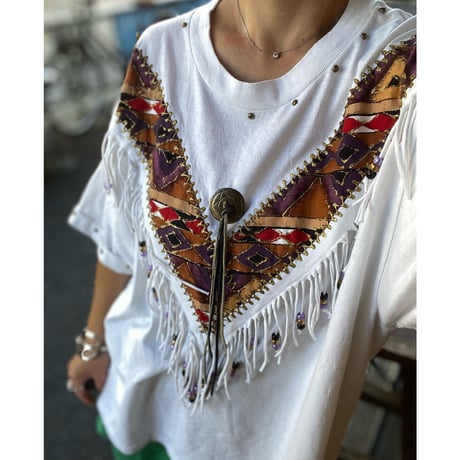 [USED] Re-makeフリンジTee