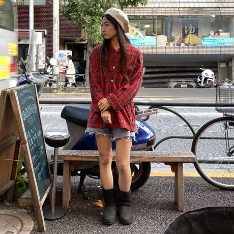 [USED] ポンポンニットベレー帽♡