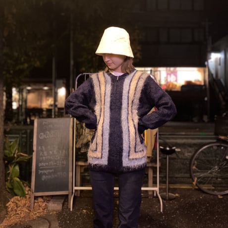 [USED] モヘアニットZIPカーディガン⛄️