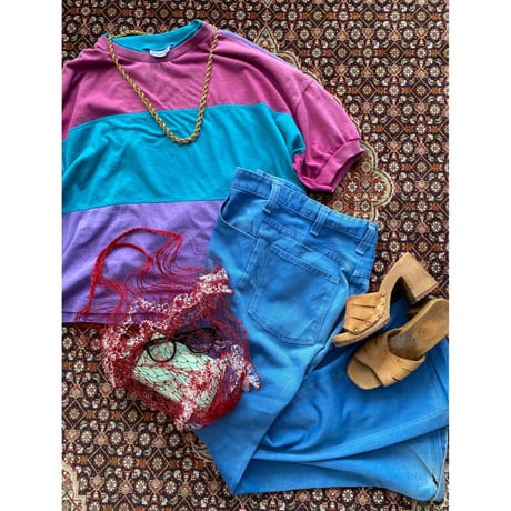 [USED]オシャレ！デザインボーダーTee