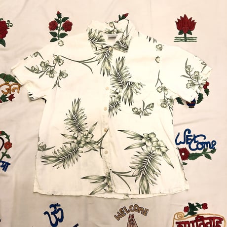 [USED] WHITE アロハシャツ🌺