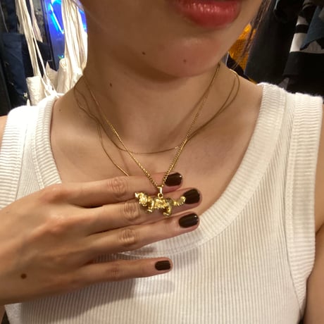 [USED] わんこ♡ペンダント付ネックレス