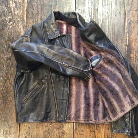 [USED] OLD レザー ライダースJKT