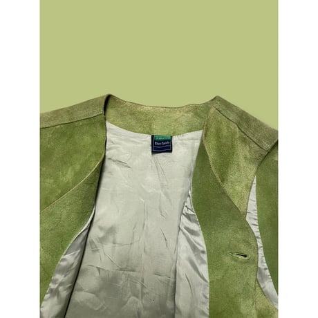 [USED]"BENETTON" スエードベスト💚