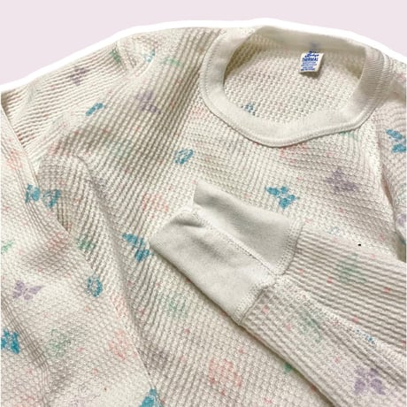 [USED] バタフライ柄プリントサーマル