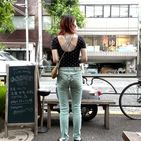 [USED]ドット柄BODY SUIT ●