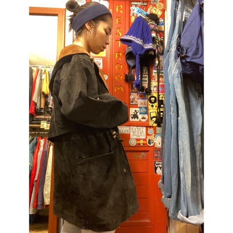 [USED] スウェードLEATHER COAT