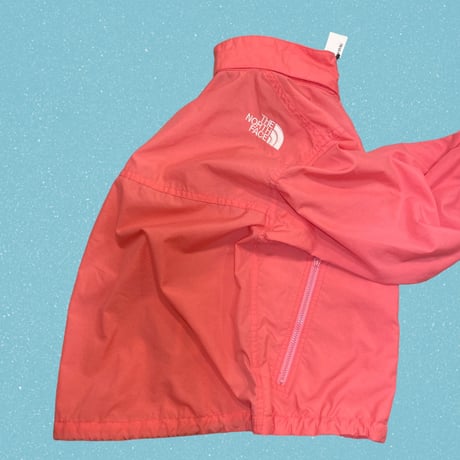 USED]THE NORTH FACE PINK NYLON JKT for KIDS♡