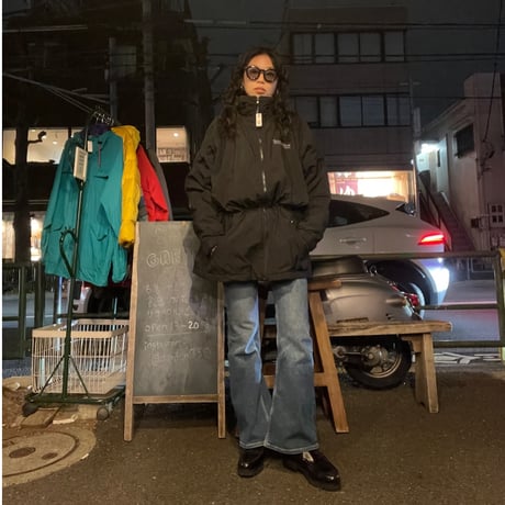 [USED] "PORT AUTHORITY" NYLON×フリース ハーフJKT