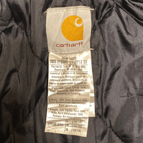 [USED] BOYS carhartt ダック地 ジャケット