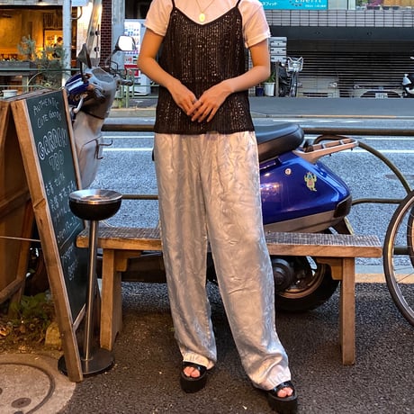 [USED] 笹柄チャイナPANTS🎋