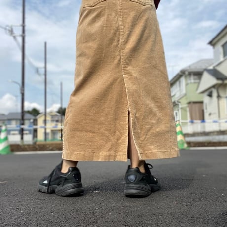 [USED] ハイウエスト スリットコーデュロイSKIRT