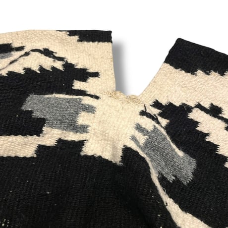 [USED] メキシカンラグ ポンチョ