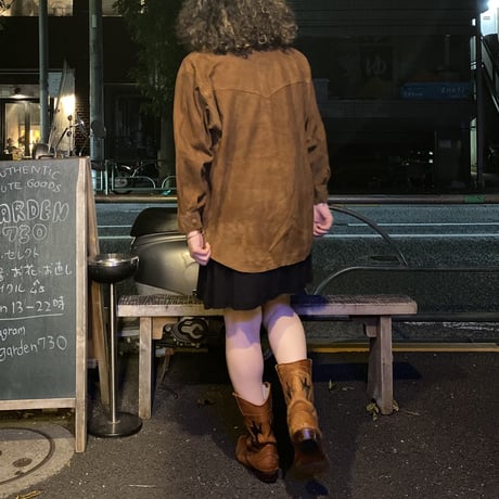 [USED] vintage スエード シャツ