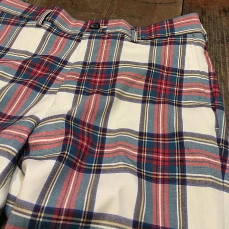 [USED] さわやか タータンチェック柄 PANTS