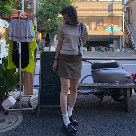 [USED] "mont-bell" 巻きミニスカート