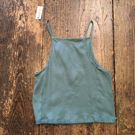 [USED] しぶい！くすんだgreenのキャミソール