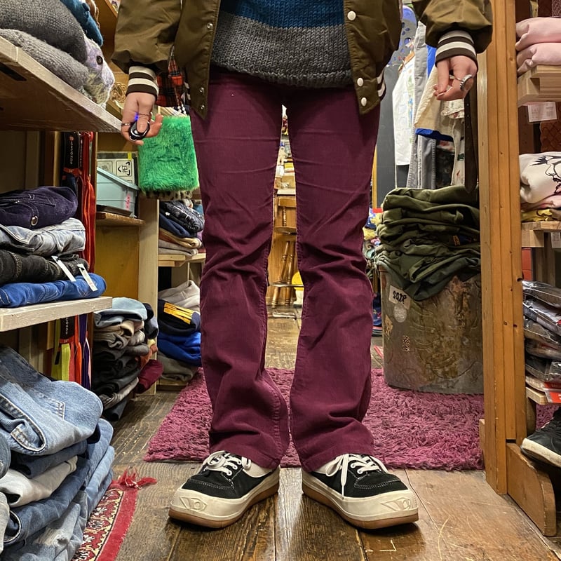 USED] バーガンディ♡Levis Big“E” コーデュロイパンツ | garden730
