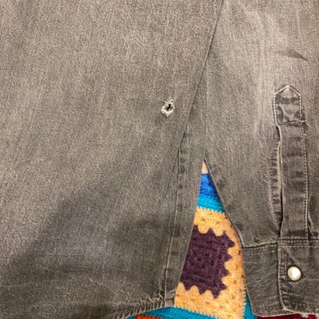 [USED] Wrangler COTTON DENIM SHIRT！
