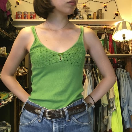 [USED] greenランジェリーキャミソール