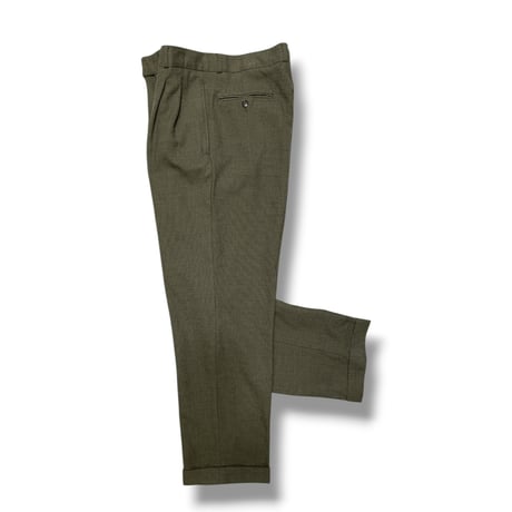 [USED]  春WOOL 2タック スラックス