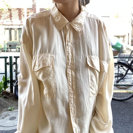 [USED] BIG SIZE シルクシャツ