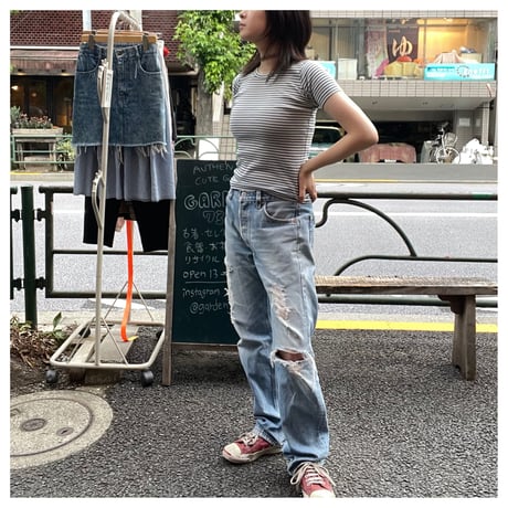 [USED]lady's mini tee ハデハデシリーズ🍊