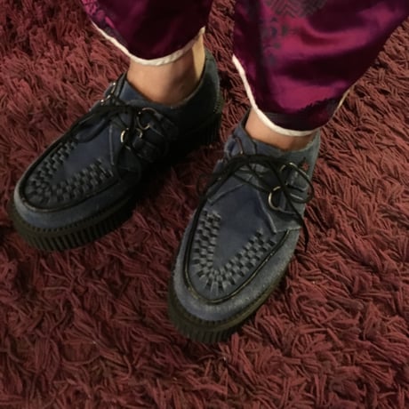 [USED] BLUE SUEDE ラバーソール