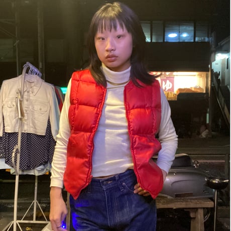[USED]VintageRED✴︎ダウンベスト