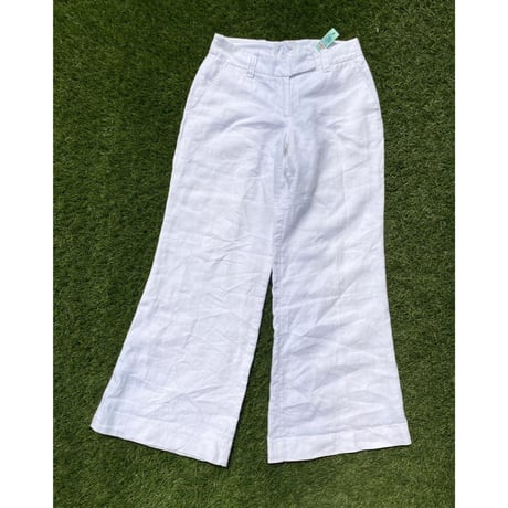 [USED] LINEN フレア PANTS