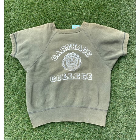 [USED] VINTAGE 半袖SWEAT "CARTHAGE COLLEGE"