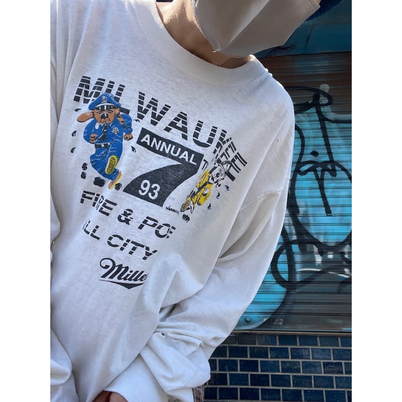 USED] '93 FIRE & POLICE ゆる ロンTee | garden730
