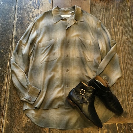 [USED] Calvin Klein レーヨンシャツ