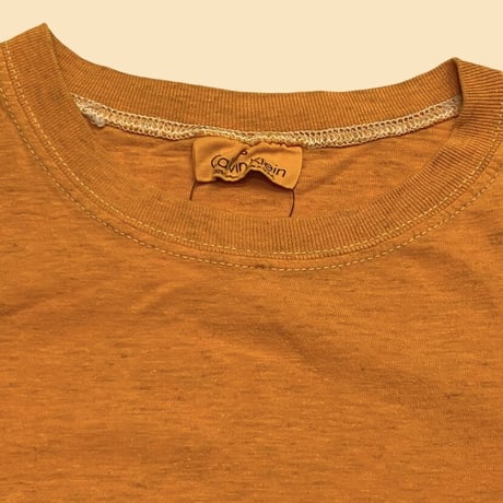 [USED] OLD Calvin Klein🧡無地Tee