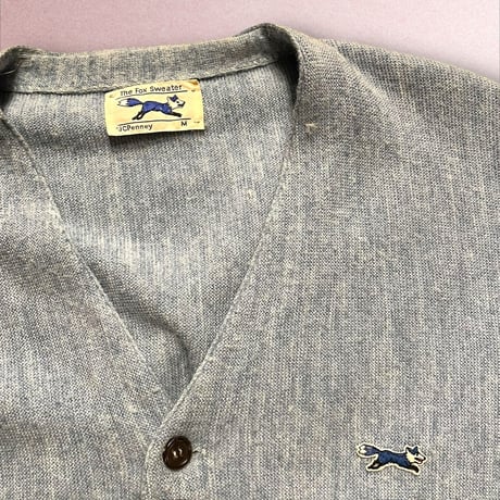 [USED]JC.Penny The Fox カーディガン🦊🩵