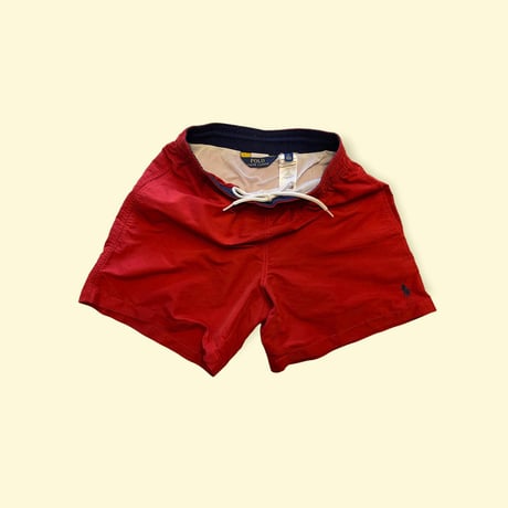 [USED] POLO Ralph Lauren BEACH ショーツ RED