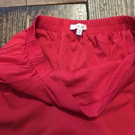 [USED] 真っ赤なレーヨンパンツ