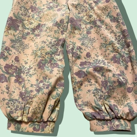 [USED] ボタニカル柄🌼COTTONサロペット