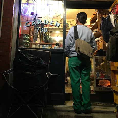 [USED] "GREEN"  OLD Levi's 517  コーデュロイパンツ