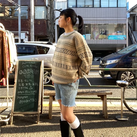 [USED] "L.L.Bean" LINEN&WOOLのニット