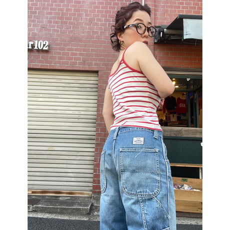 [USED] ボーダー cotton キャミソール