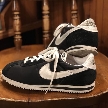 [USED] '97 NIKE  NYLON CORTEZ  BLK /WHT
