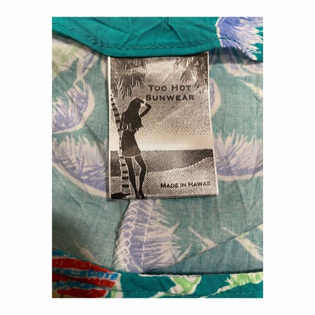 [USED] ビーチ柄🏖🕶✨キャミワンピース  💚