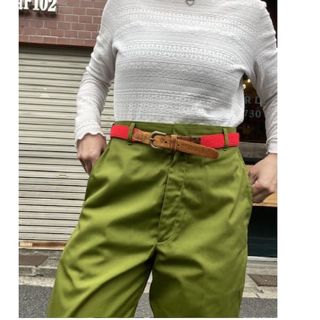 [USED] vintage “Mattcha”CHINO