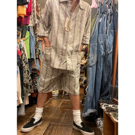 [DEADSTOCK] ポーランド🇵🇱VINTAGE PAJAMA SET UP