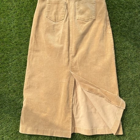 [USED] ハイウエスト スリットコーデュロイSKIRT